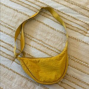 Yellow Crescent Crossbody Bag - Uniqlo